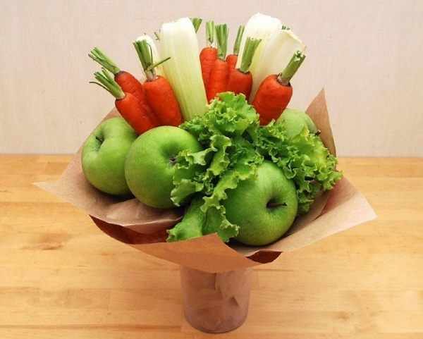 букет овощей и фруктов