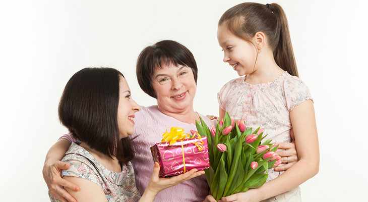 Варианты подарков для бабушки на 65 лет от внуков
